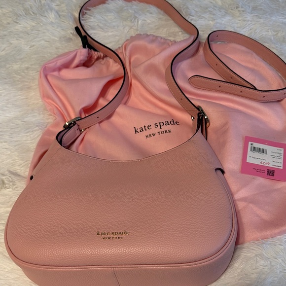 kate spade Handbags - Kate Spade Blush Pink Pebbled Leather Hobo bag w/2 straps. NWT & dust bag.